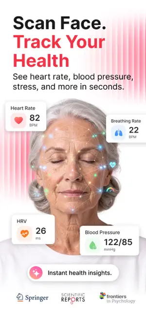 FaceVital: Health Monitor iPhone screenshot 1