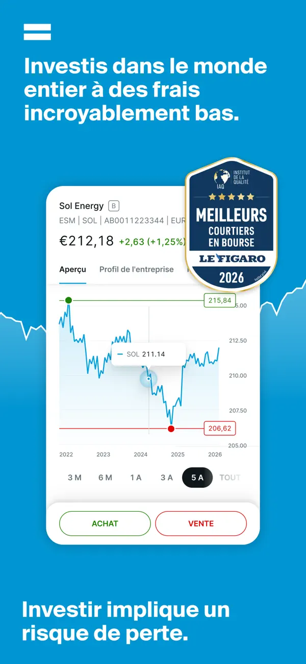 Screenshot #1 pour DEGIRO : Investir et trader