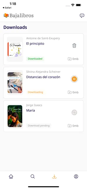 BajaLibros Reader iPhone screenshot 2