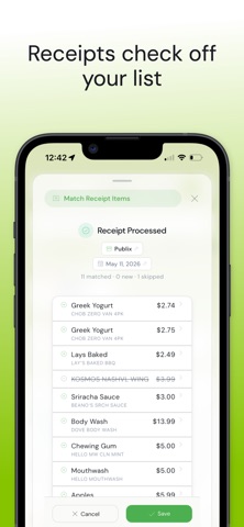 Zupply: Grocery lists with AI screenshot