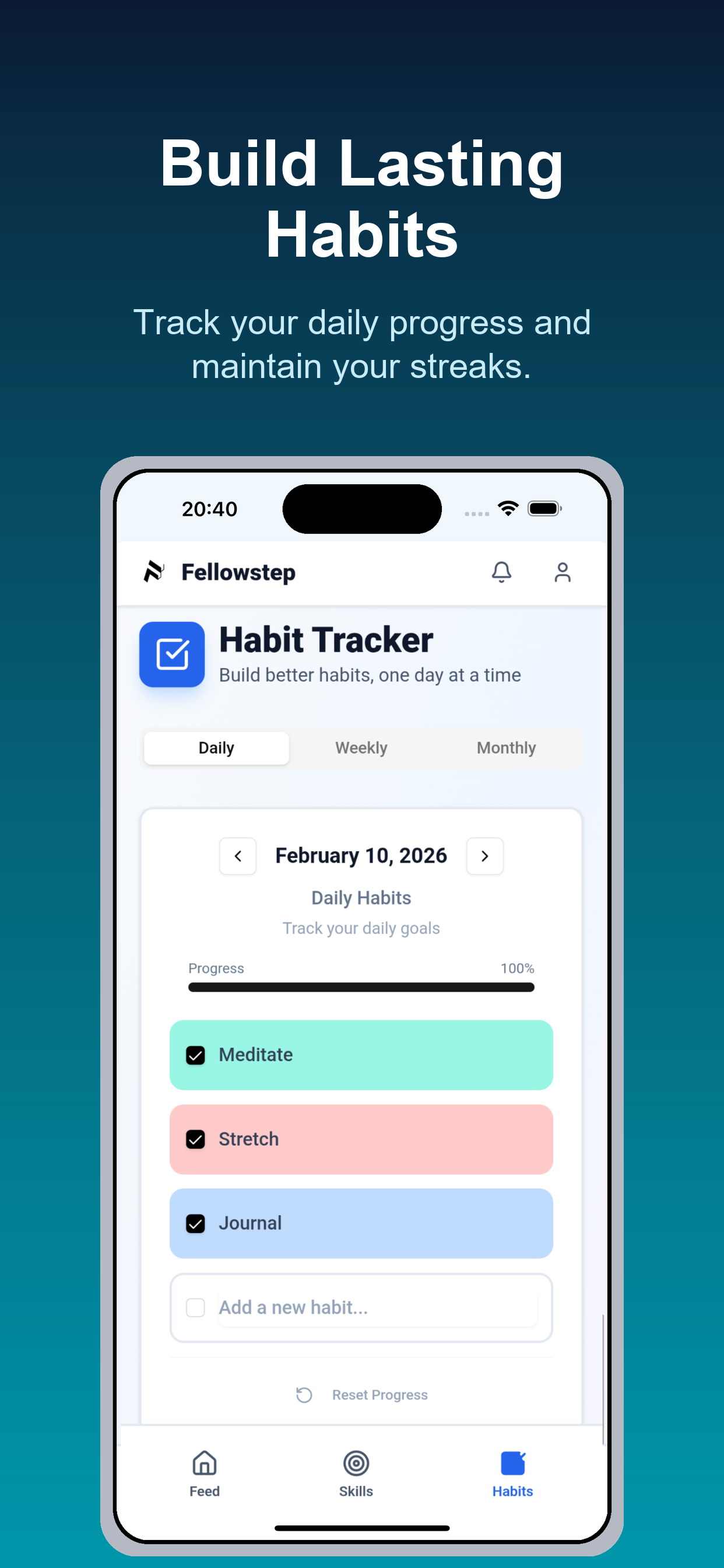 Fellowstep: Level Up Your Life screenshot 4