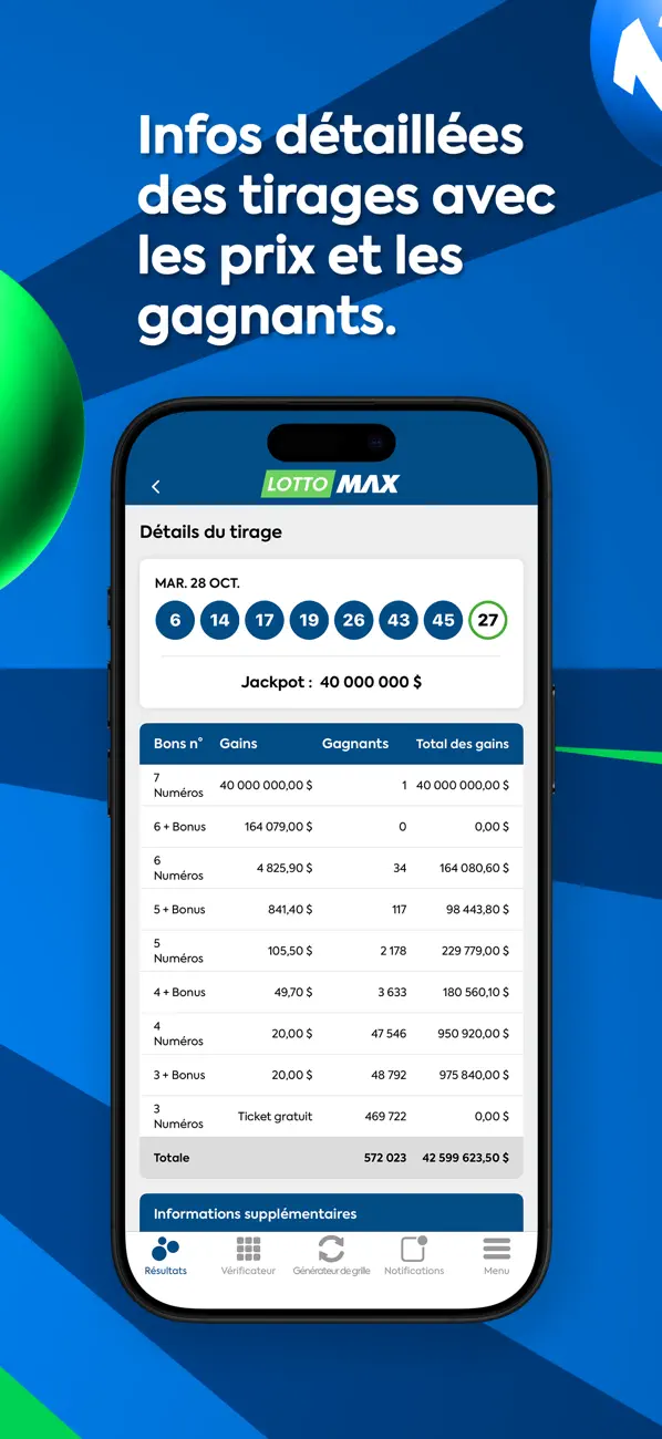 Screenshot #3 pour Lotto Max