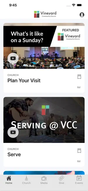 Vineyard Community Church, STL screenshot 2