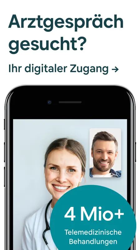 TeleClinic - Online Arzt screenshot 1 of 7