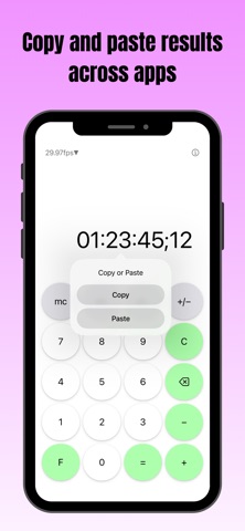 tcCalc - timecode & frame calc Screenshot 5 of 6