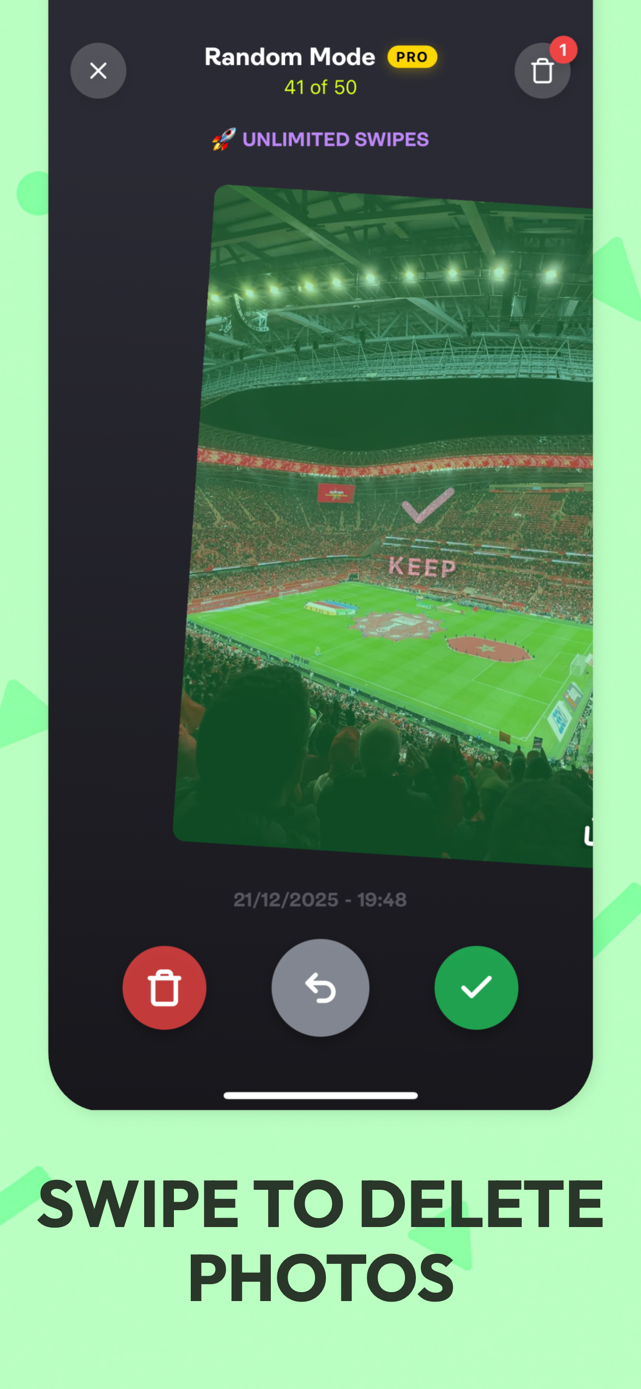 Photo Delete Swipe: PickPix