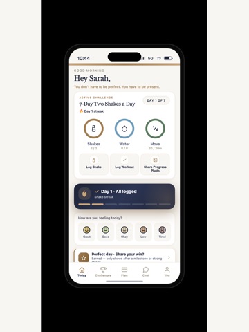 AI Wellness Hub iPad screenshot