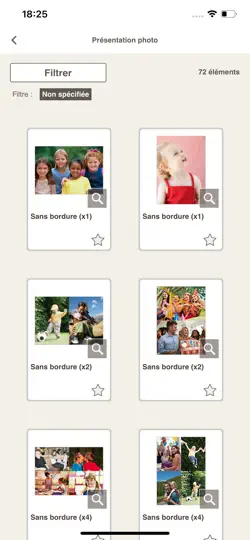Capture d'écran de Easy-PhotoPrint Editor sur iPhone 5