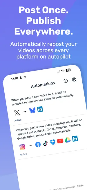 Repostify: Auto Repost Videos screenshot 1