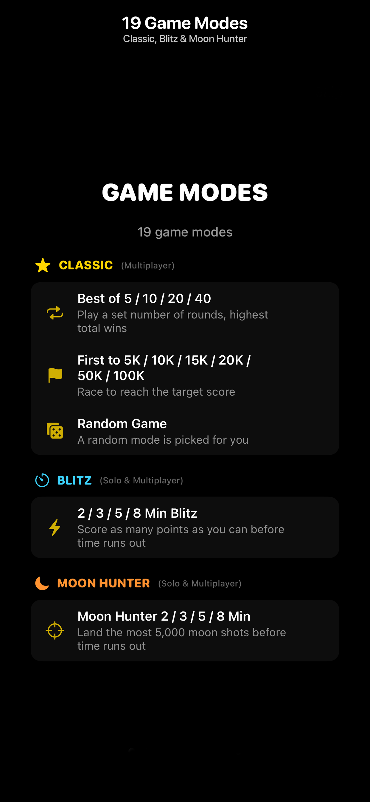 Shoot The Moon! - Retro Arcade screenshot 5