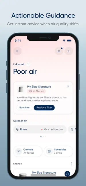 Blueair iPhone screenshot 5