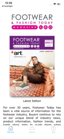 Footwear & Fashion Today iPhone screenshot