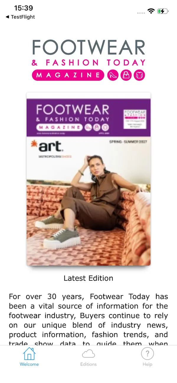 Screenshot #1 pour Footwear & Fashion Today