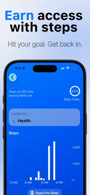 WalkLock: Walk to Unlock Apps screenshot 4