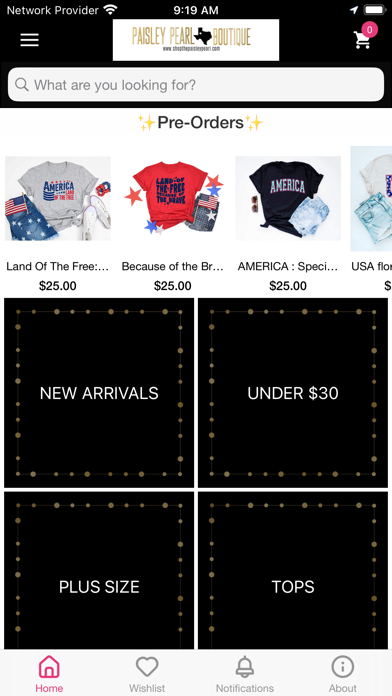 Paisley Pearl Boutique Screenshot