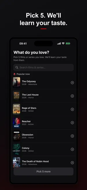 Movio: Swipe Your Next Movie screenshot 1