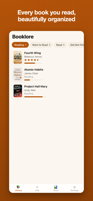 Booklore: Book Tracker Screenshot 1 of 4