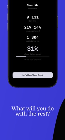 TimeDot：年度与生命进度 screenshot