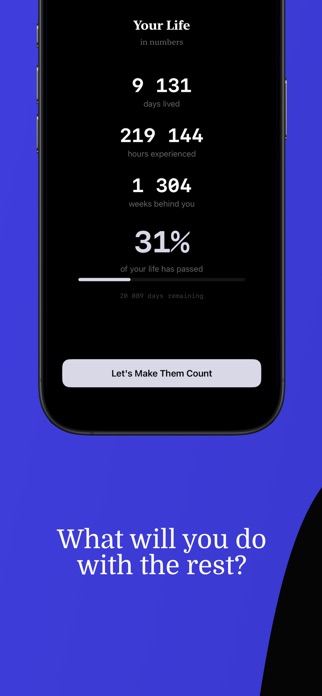 TimeDot: Year & Life Progress Screenshot 2 of 10
