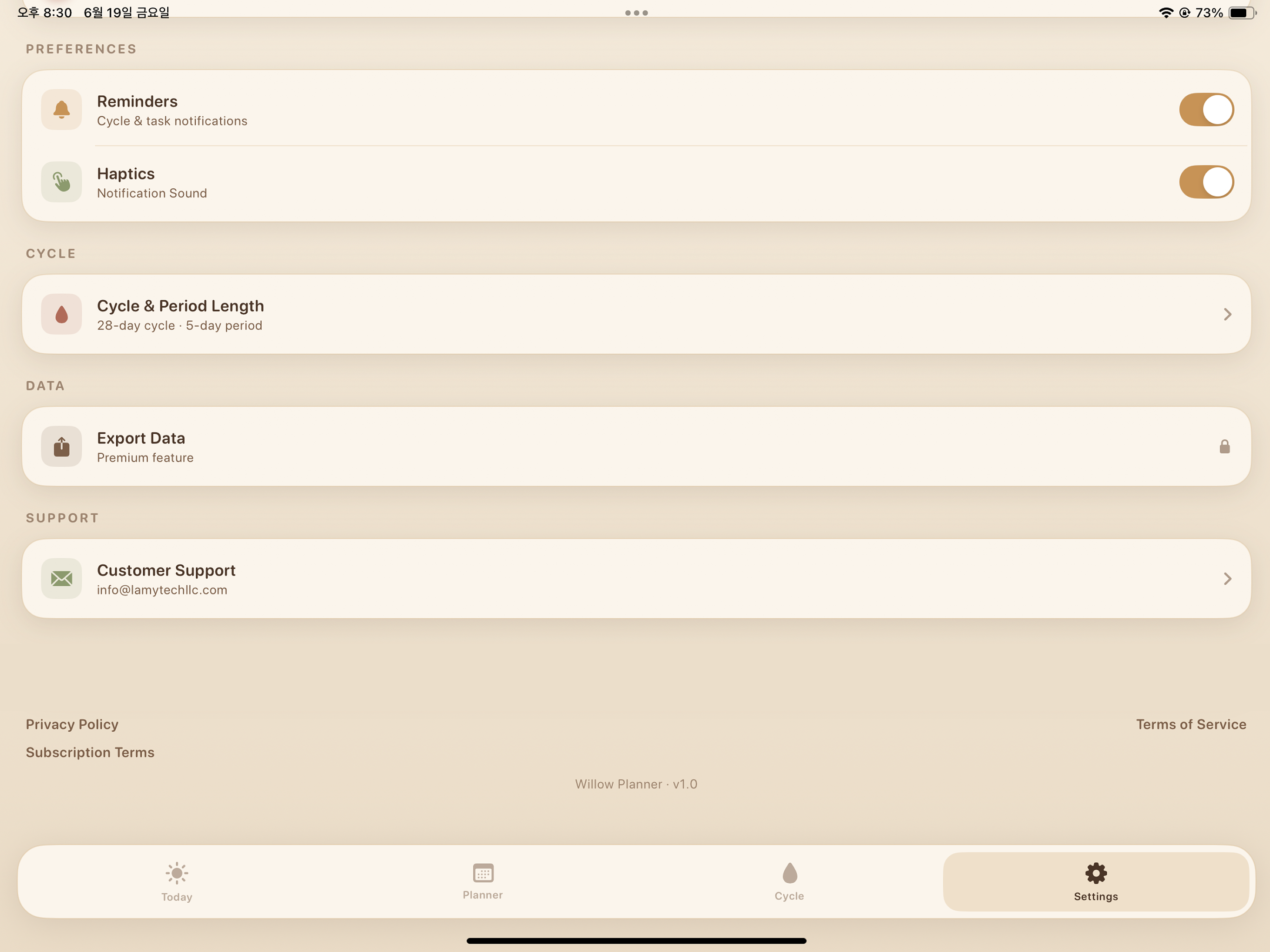 Willow Planner screenshot 10
