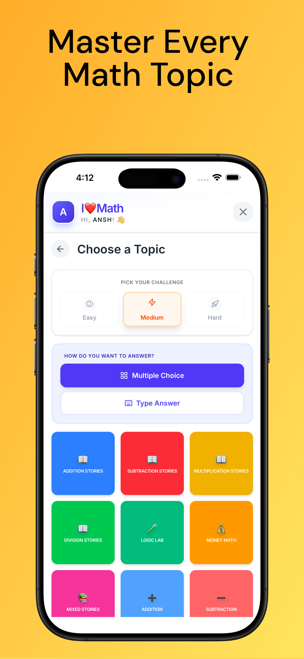Fun Math Practice - iLoveMath screenshot 5