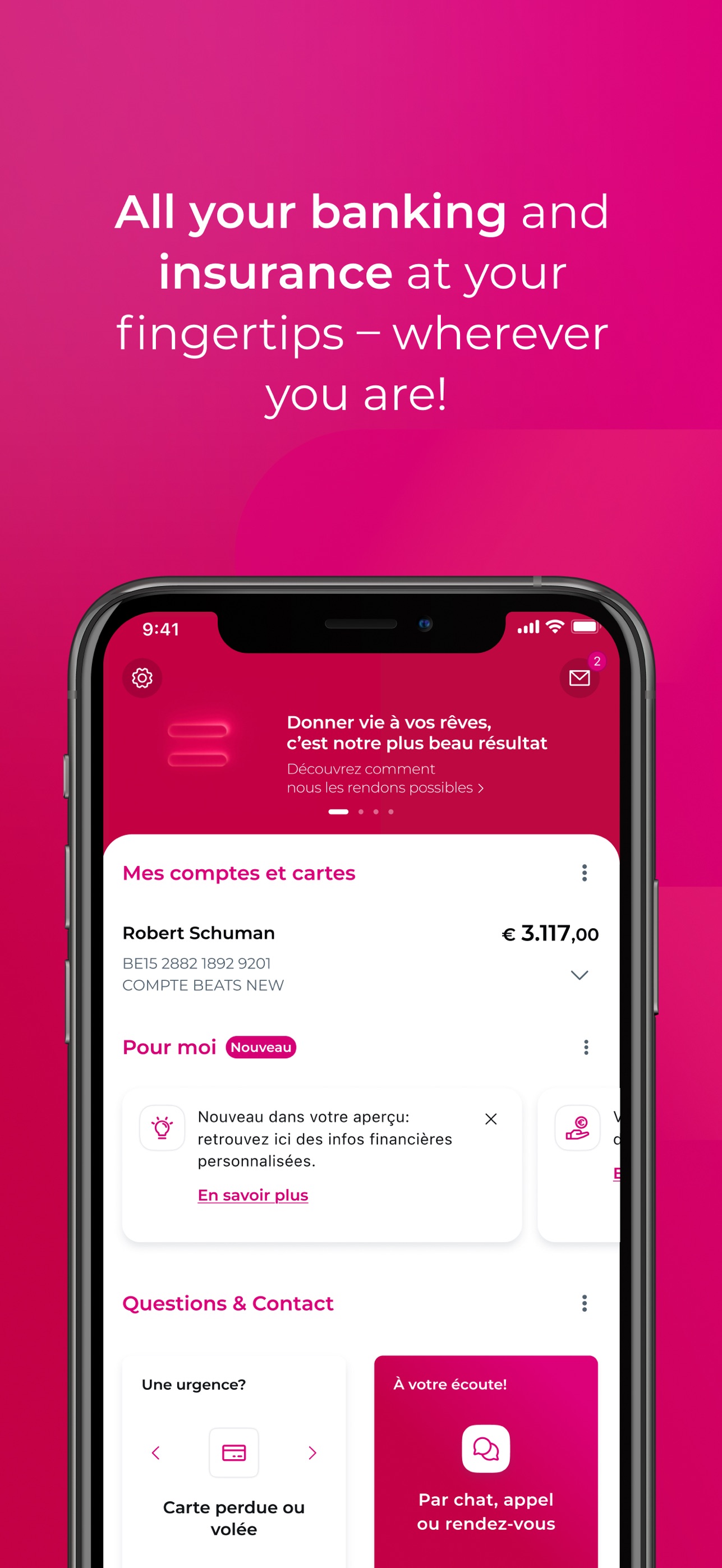 Screenshot 1 of Belfius Mobile