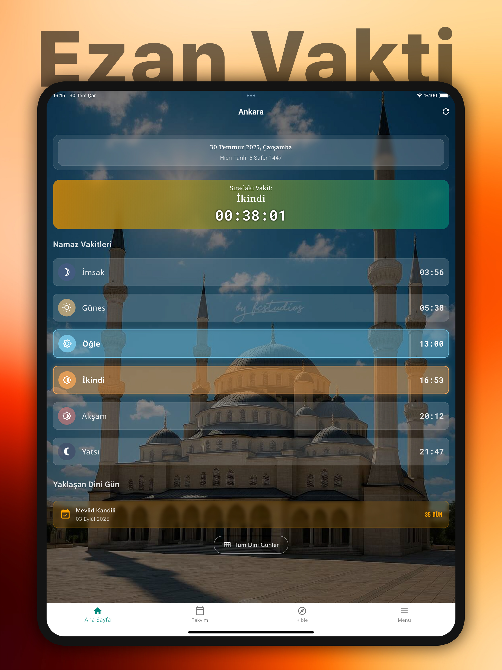 Muslim Prayer Time & Qibla screenshot 6