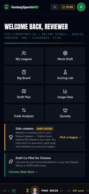 FantasySportsMD screenshot 1