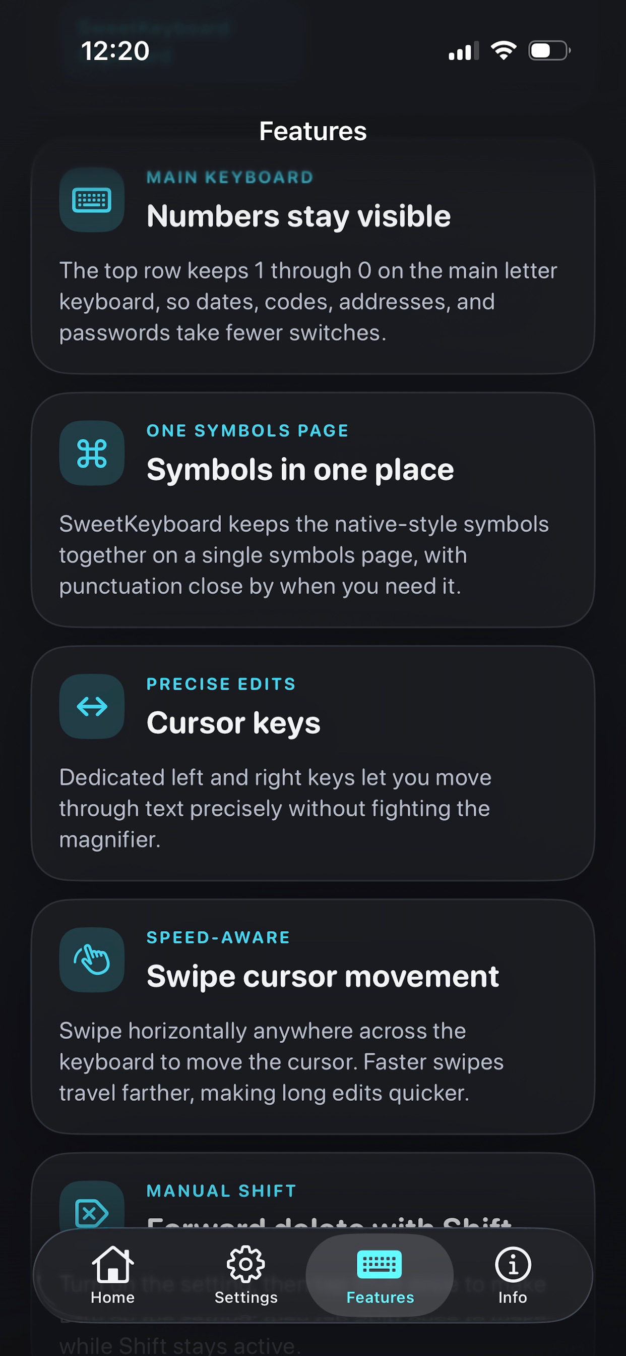 SweetKeyboard Pro screenshot 7