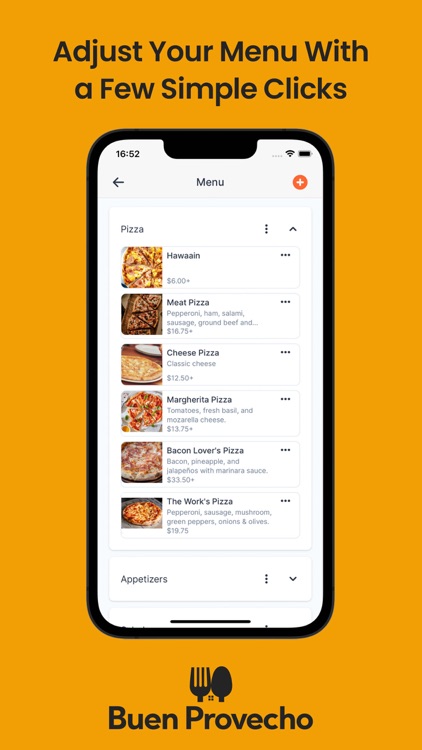 Buen Provecho Menu screenshot-4