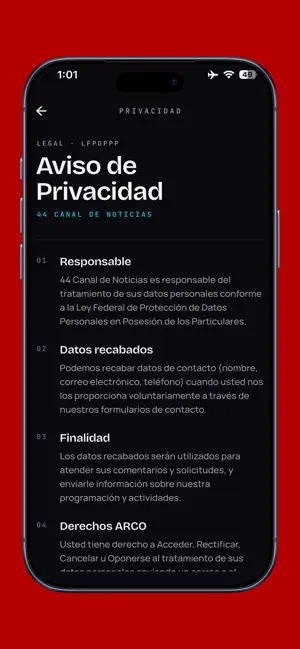 44 Canal de Noticias screenshot 1