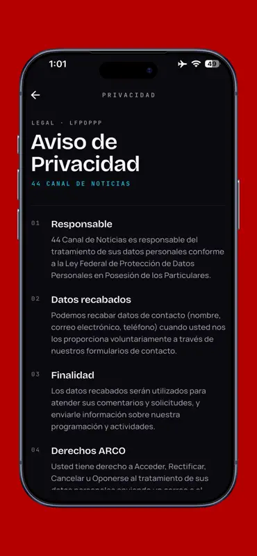 44 Canal de Noticias screenshot 1 of 5