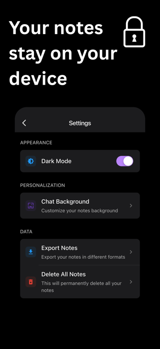NoteChat Screenshot 2 of 3