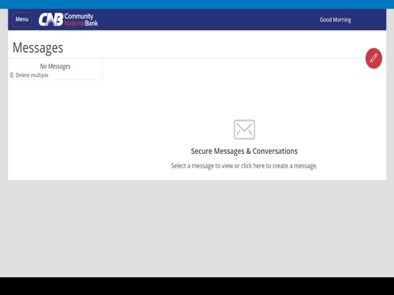 Community National Bank iPad screenshot 5 - Finance app