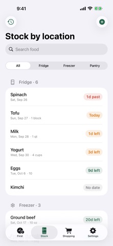 Meonjeo - Fridge Date Tracker screenshot 2