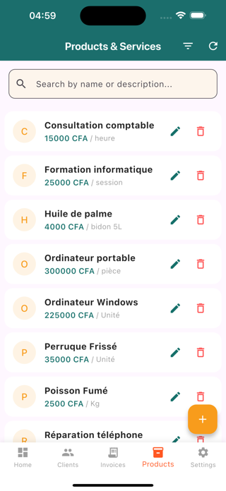 Yobali – Facturation Mobile Screenshot 2 of 6