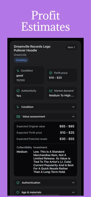 Thrift AI: Resale Price Check screenshot 2 of 4