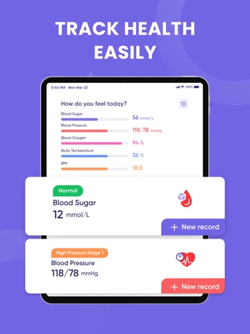 Blood Sugar Logger and Tracker iPad screenshot 4