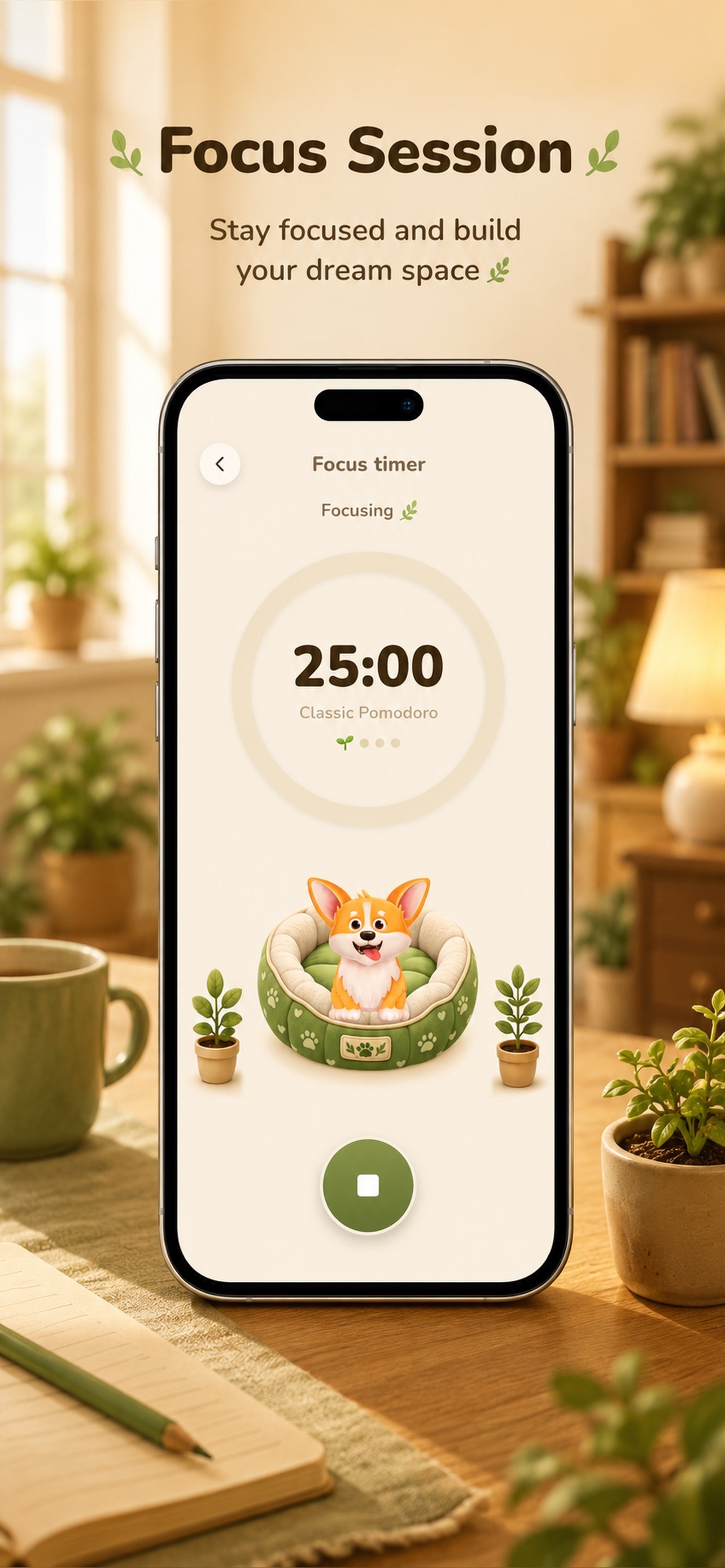 Screenshot 2 of Study Corgi: Focus Timer