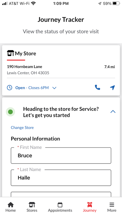 Discount Tire Screenshot