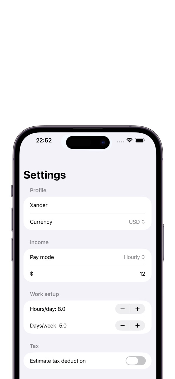 iPhone screenshot