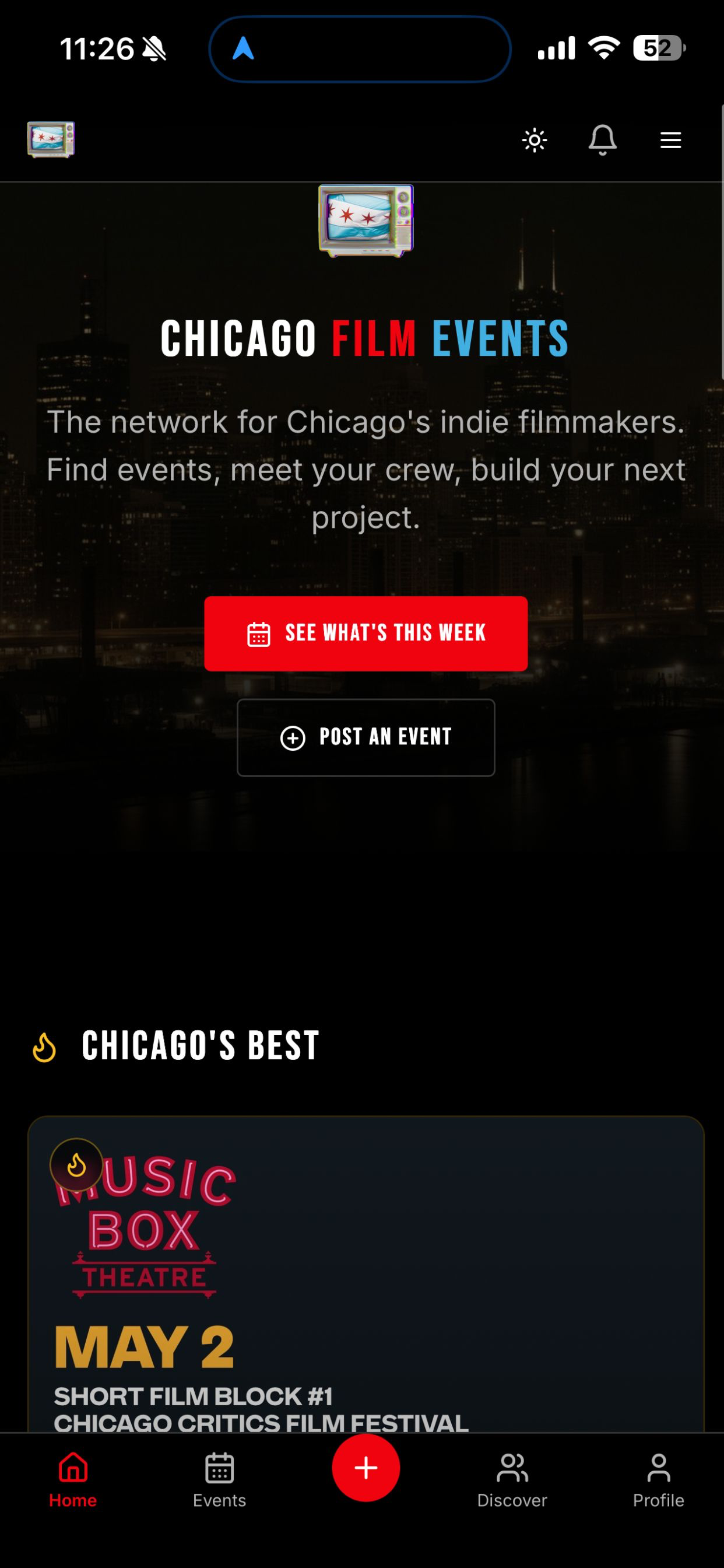 Chicago Film Events screenshot 2