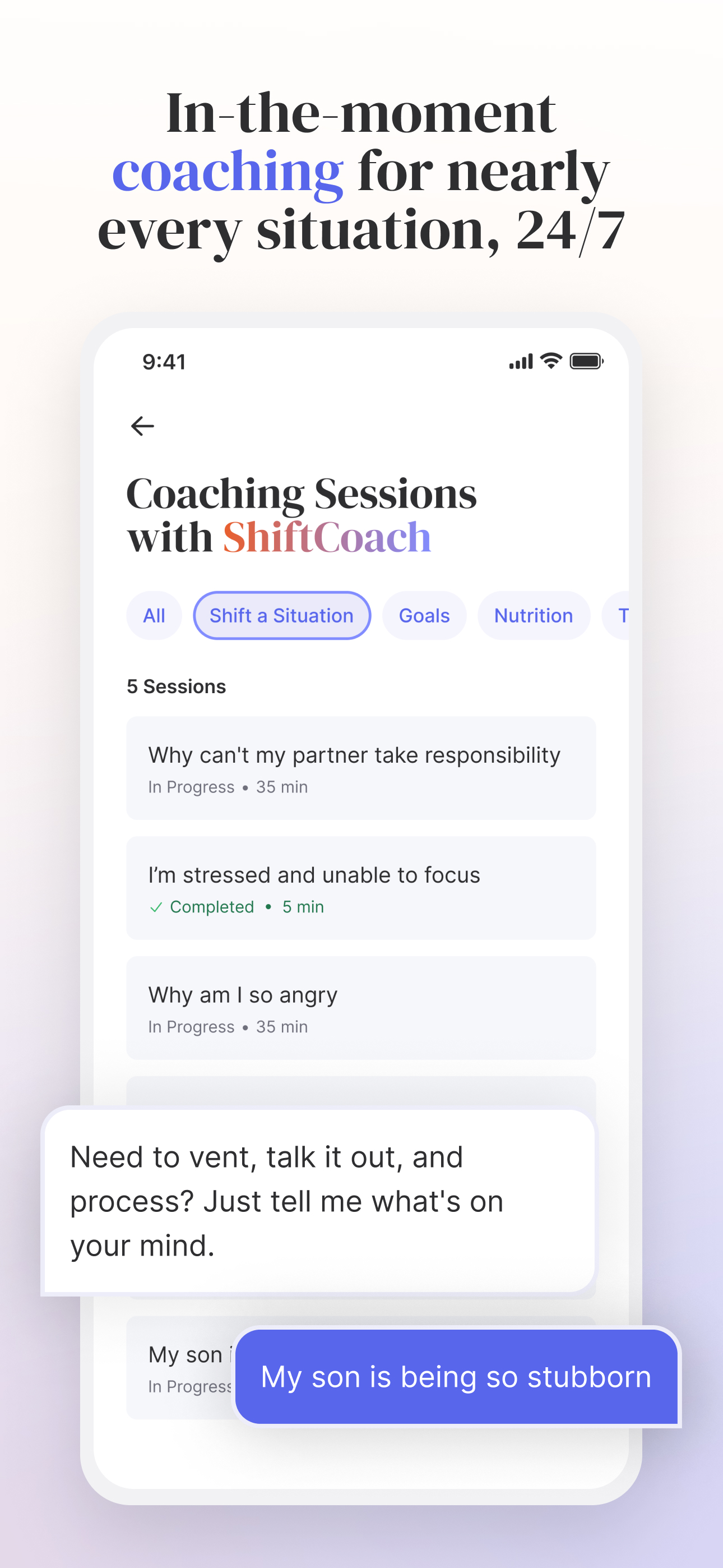 Shift - AI Mental Health