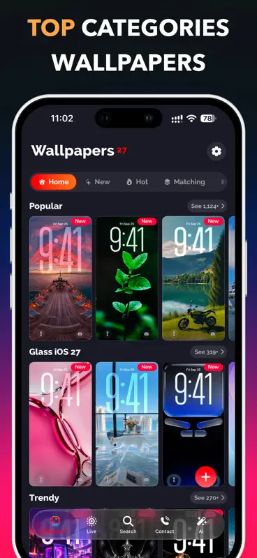 Glass 3D Wallpapers 4K: Depth screenshot 6 of 6