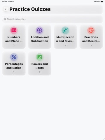 Basic Arithmetic Practice Pro iPad screenshot