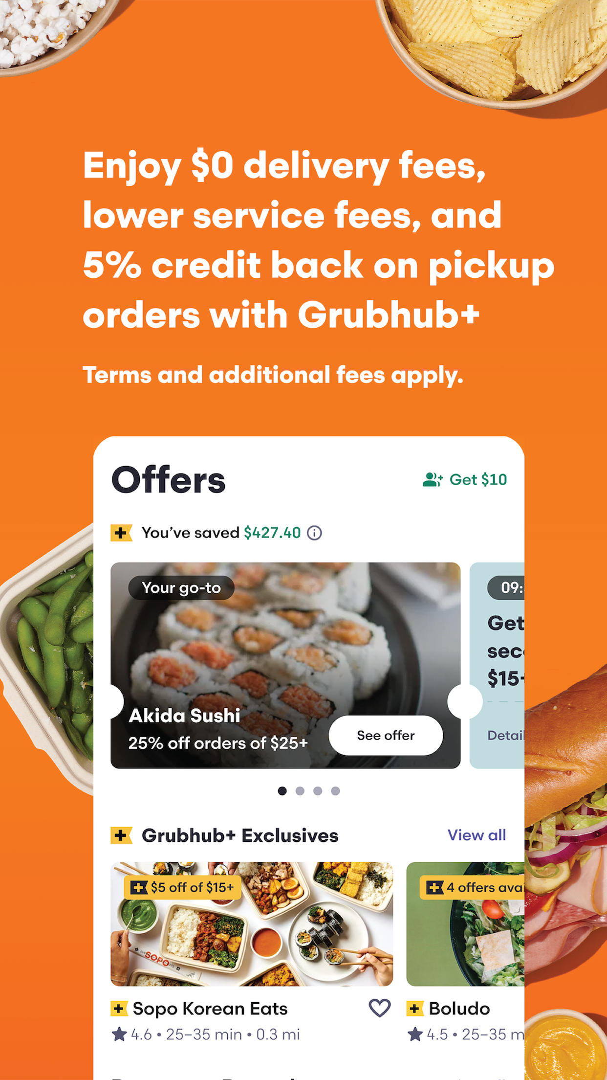 Grubhub: Food Delivery screenshot 4