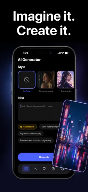 Aura Walls: AI Wallpapers screenshot 3