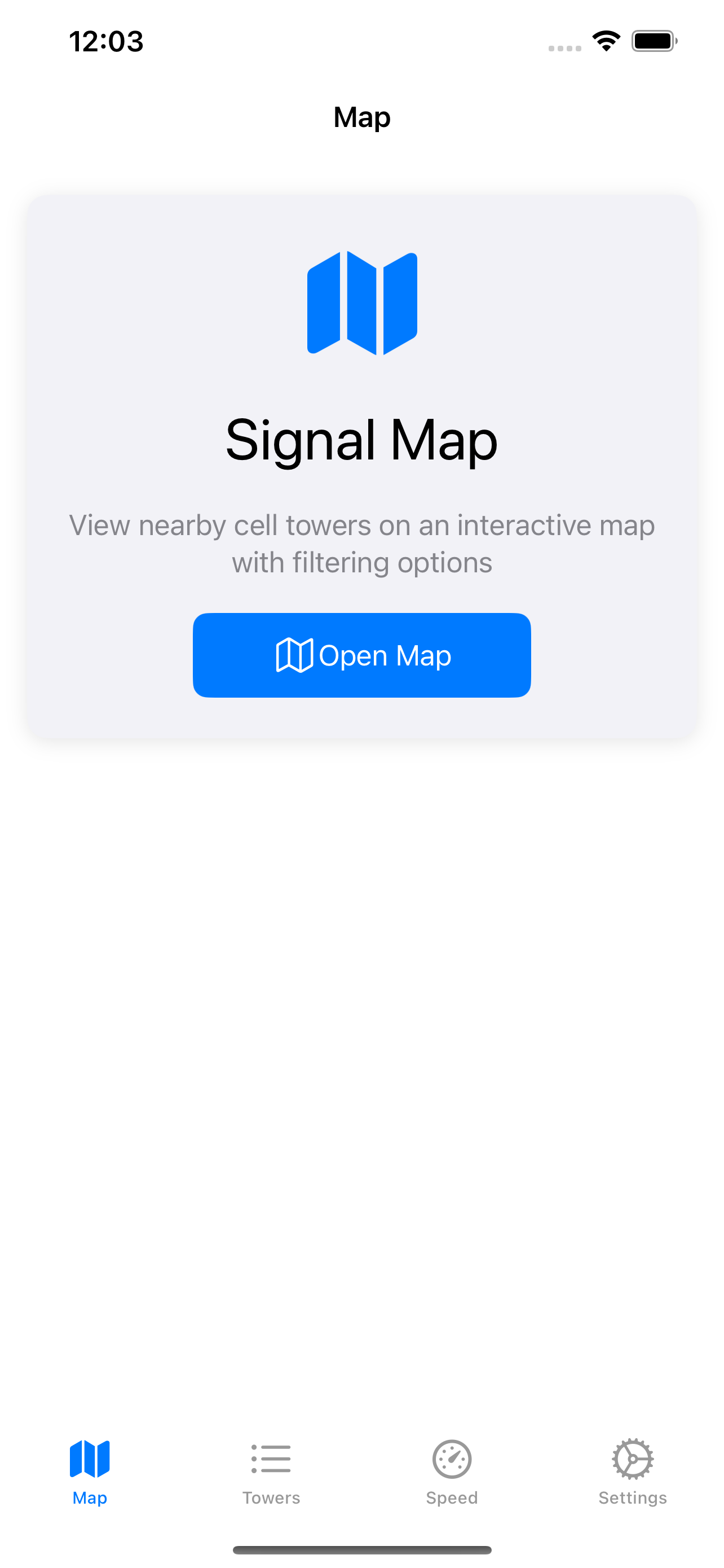 Signal Finder - Cellular Tower screenshot 1