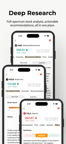 StockSimple: AI Stock Analysis iPhone screenshot