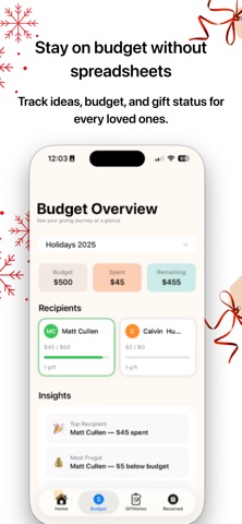 GiftTracker – Gift Planner Screenshot 4 of 8